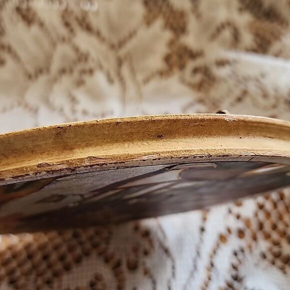 Vintage Foil Lithograph Made In England A Mirrart Production - Picture 7 of 12